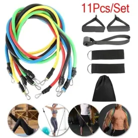 11 Pieces Resistance Bands, Home Gym Equipment, Workout Set