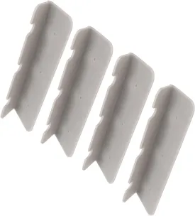 4Pcs PVC Inflatable Boat Seat Hook Clip Bracket, Boat Clip Bracket for Inflatable Rubber Dinghy Raft Yacht Kayak Rowing Boat Accessories