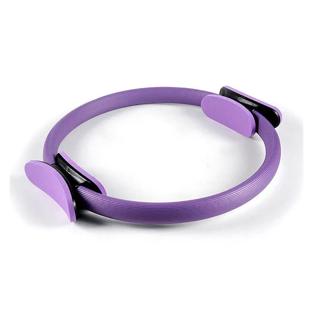 5PCS Yoga Ball Magic Ring Pilates Circle Exercise Equipment Workout Fitness Training Resistance Support Tool Stretch Band
