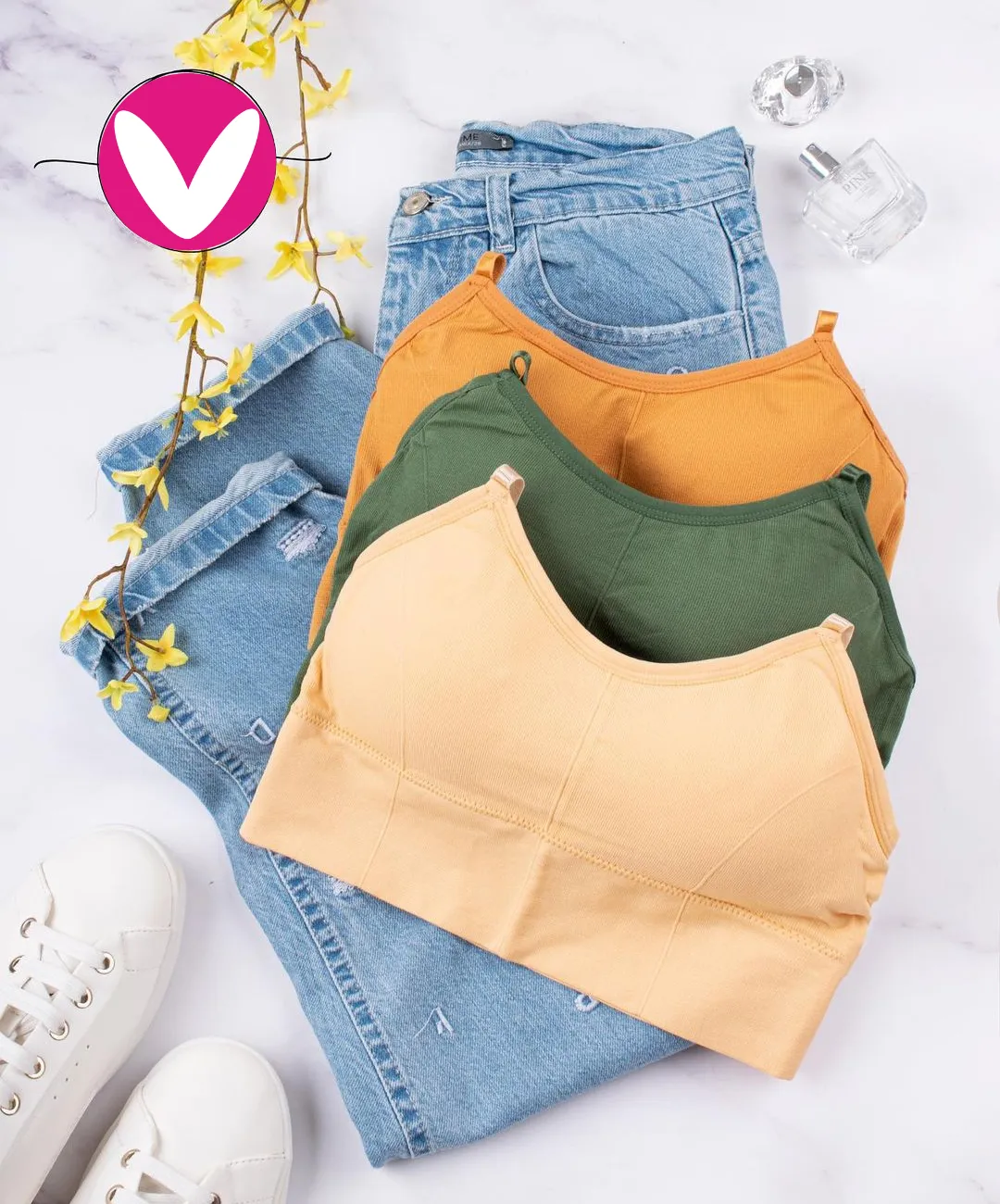 646 Top Multicolour Bra