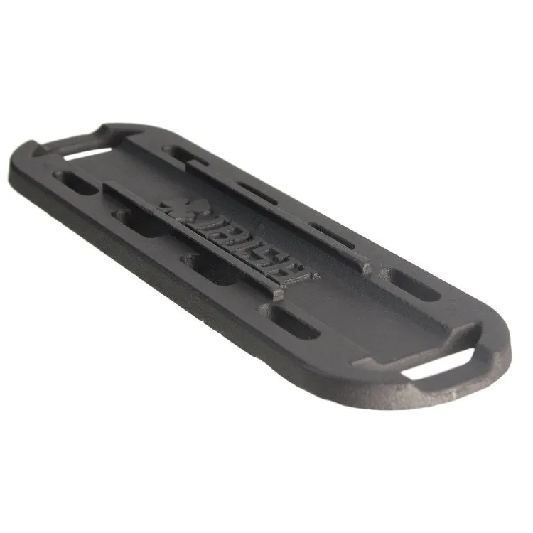 8" Black Cast Branding Grill St. Patrick's Shamrock Logo