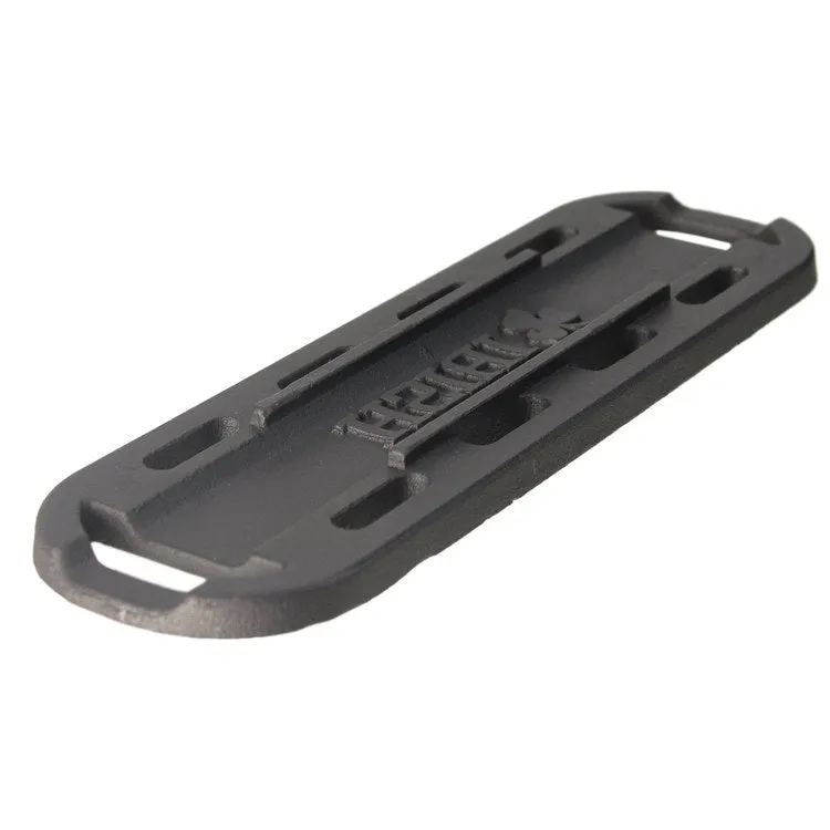 8" Black Cast Branding Grill St. Patrick's Shamrock Logo