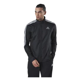 Adidas Marathon Jacket 3 Stripe Men Black / White