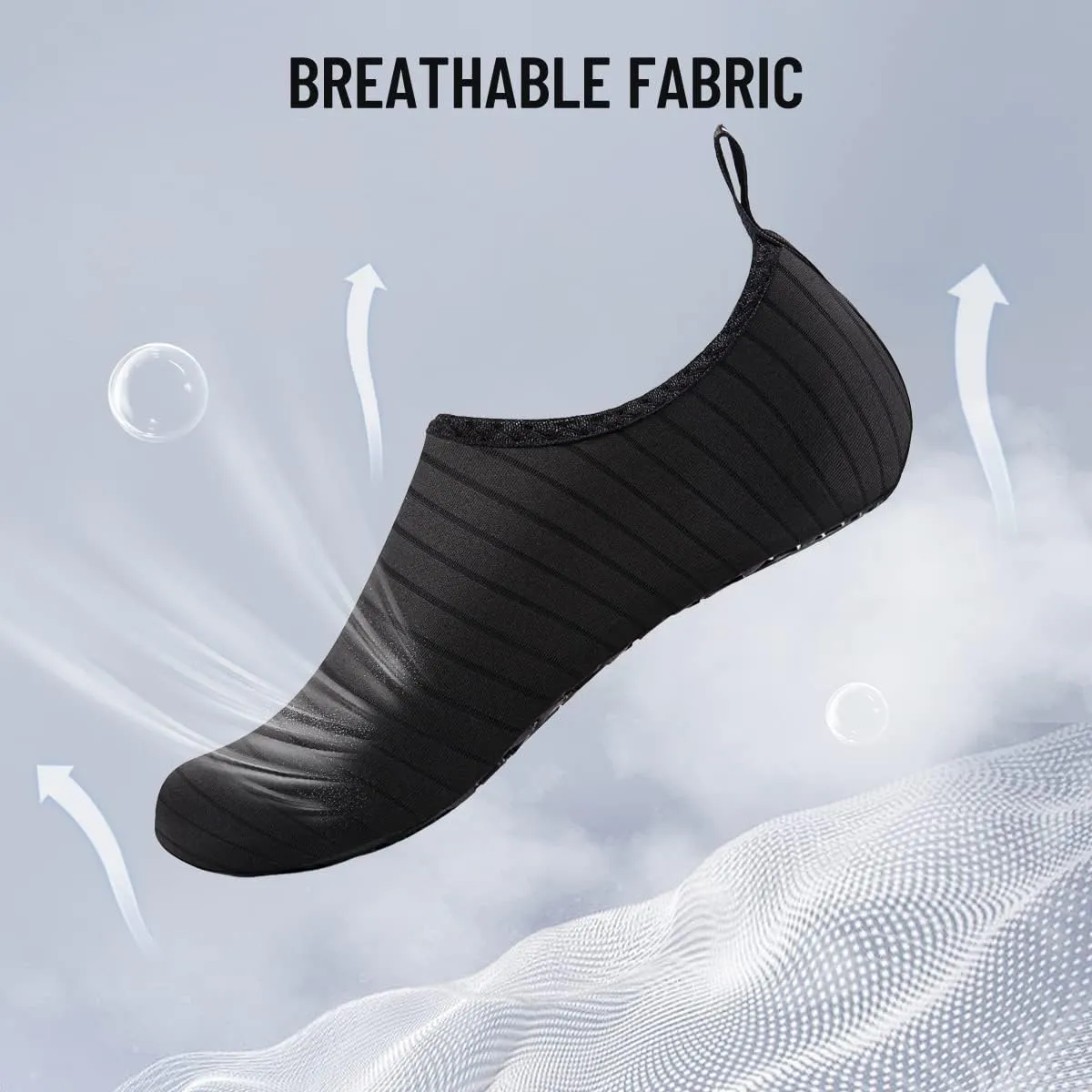 Aqua Socks Beach Water Shoes Barefoot Yoga Socks Quick-Dry Surf Pool Swim Shoes for Women Men