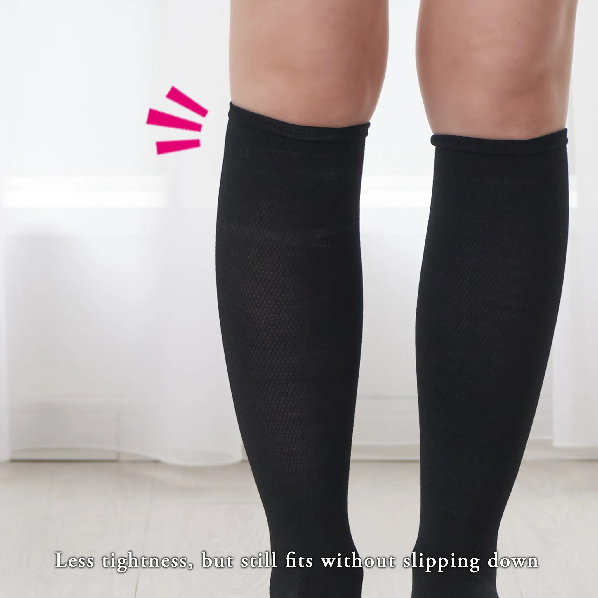 Bikyaku Compression Socks with Cooling Ice Lock Yarn - 828