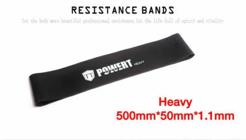Black Power Resistance Band Loop
