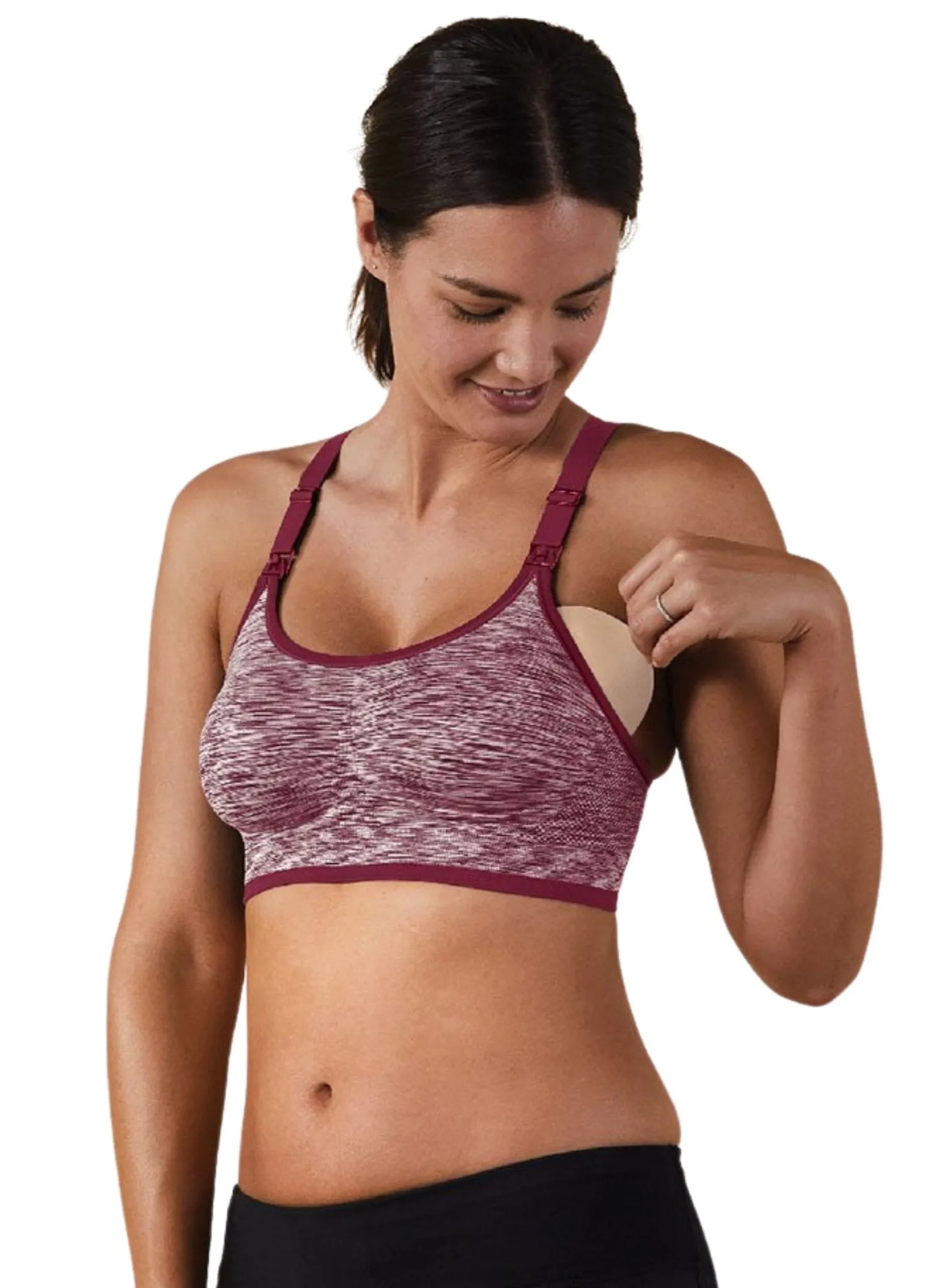 Body Silk Seamless Rhythm Nursing Bra - Rosewater