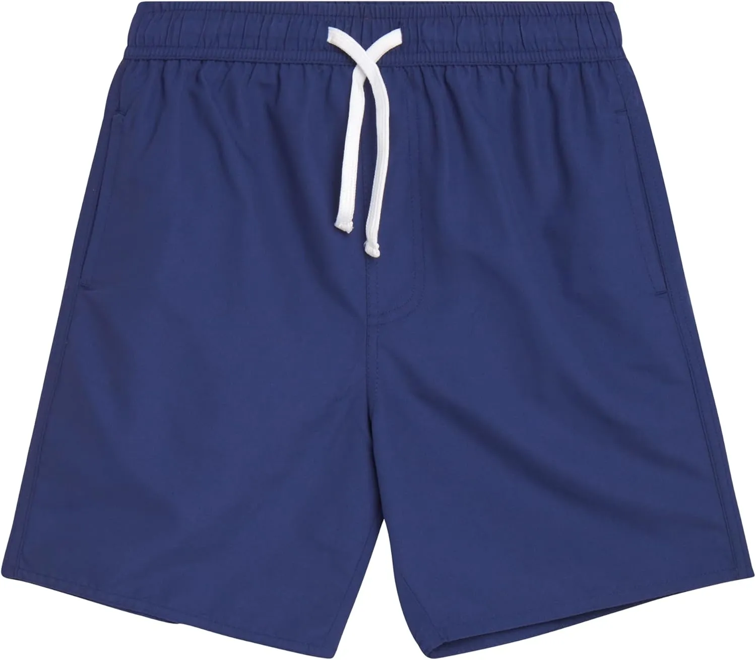 Boys Swim Trunks - 2 Pack Basic Quick Dry Boys Board Shorts Bathing Suit Kids Swimwear with Pockets (Sizes: 8-18)