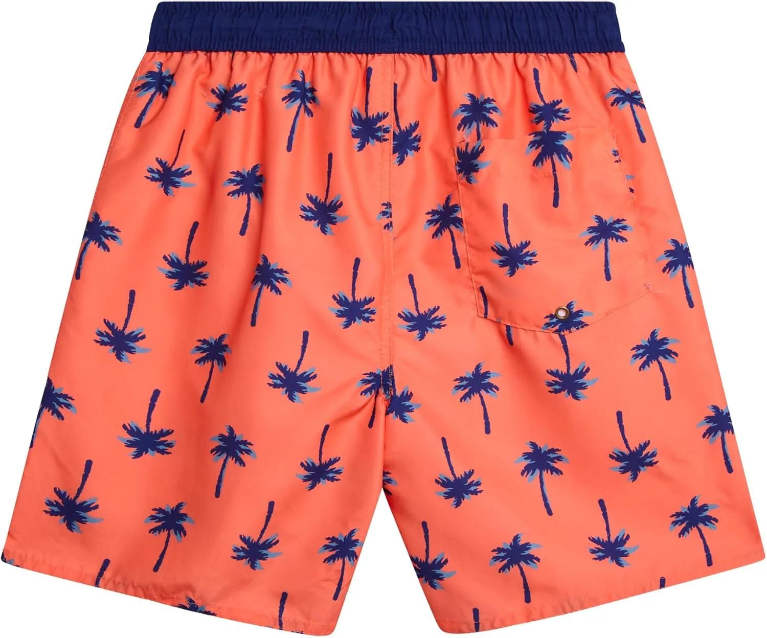 Boys Swim Trunks - 2 Pack Quick Dry Printed Boys Board Shorts Bathing Suit Kids Swimwear with Pockets (Size:8-18)