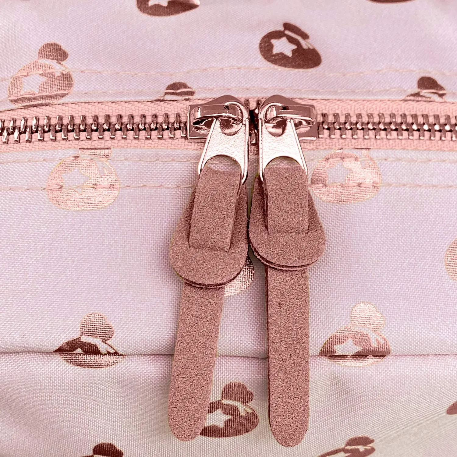 Controller Gear Animal Crossing - Small Backpack Mini Bookbag Travel Bag for Console & Accessories - Rose Gold