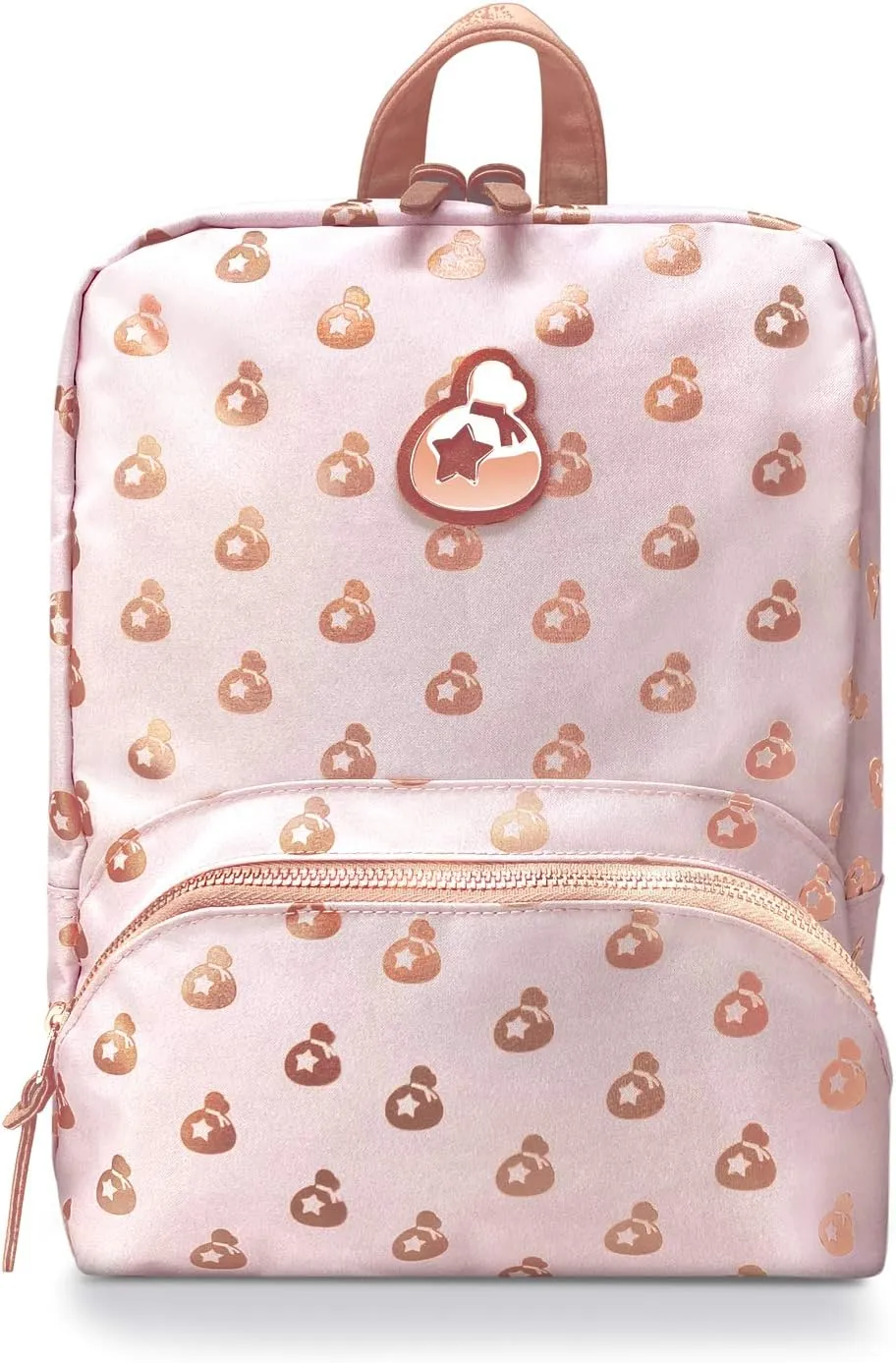 Controller Gear Animal Crossing - Small Backpack Mini Bookbag Travel Bag for Console & Accessories - Rose Gold