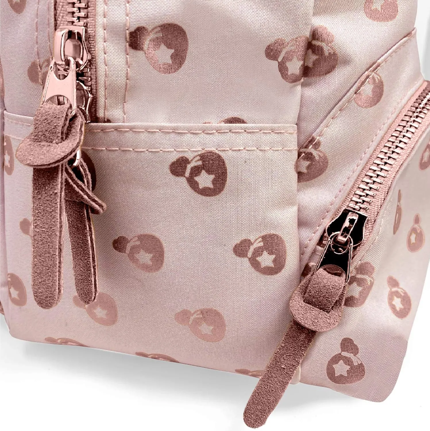 Controller Gear Animal Crossing - Small Backpack Mini Bookbag Travel Bag for Console & Accessories - Rose Gold