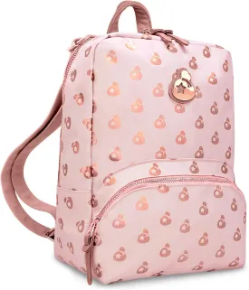 Controller Gear Animal Crossing - Small Backpack Mini Bookbag Travel Bag for Console & Accessories - Rose Gold
