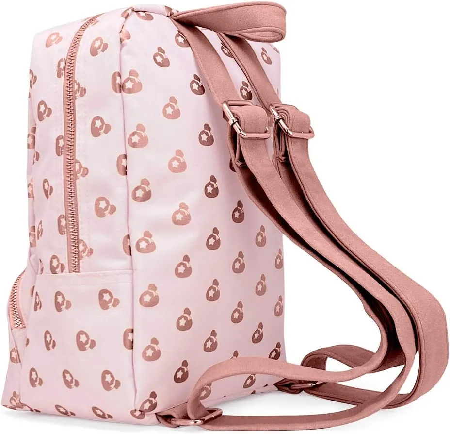 Controller Gear Animal Crossing - Small Backpack Mini Bookbag Travel Bag for Console & Accessories - Rose Gold