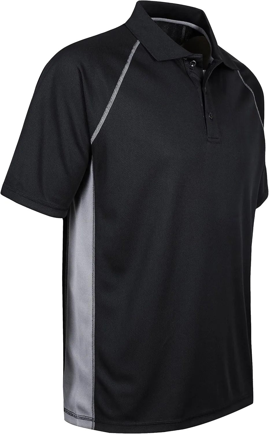 Corna Men's Golf Polo Shirts Short Sleeve Quick Dry Fit Moisture Wicking Running Athletic Big & Tall Performance Soft