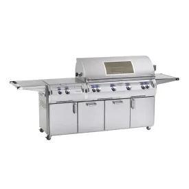 Fire Magic Echelon Diamond E1060s 48" A Series Freestanding Gas Grill With Rotisserie, Power Burner, Analog Thermometer & Magic View Window, Natural Gas - E1060S-8EAN-51-W