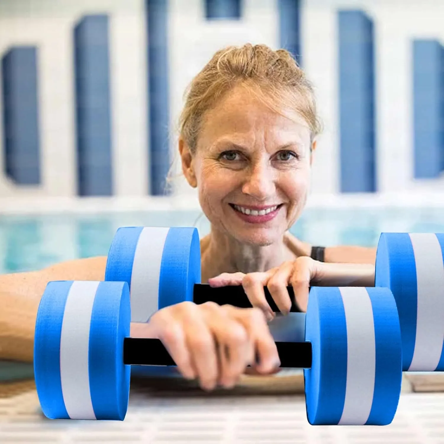 Foam Float Water Dumbbells for Aquatic Aerobics and Fitness Swimming Yoga Equipment 1PC