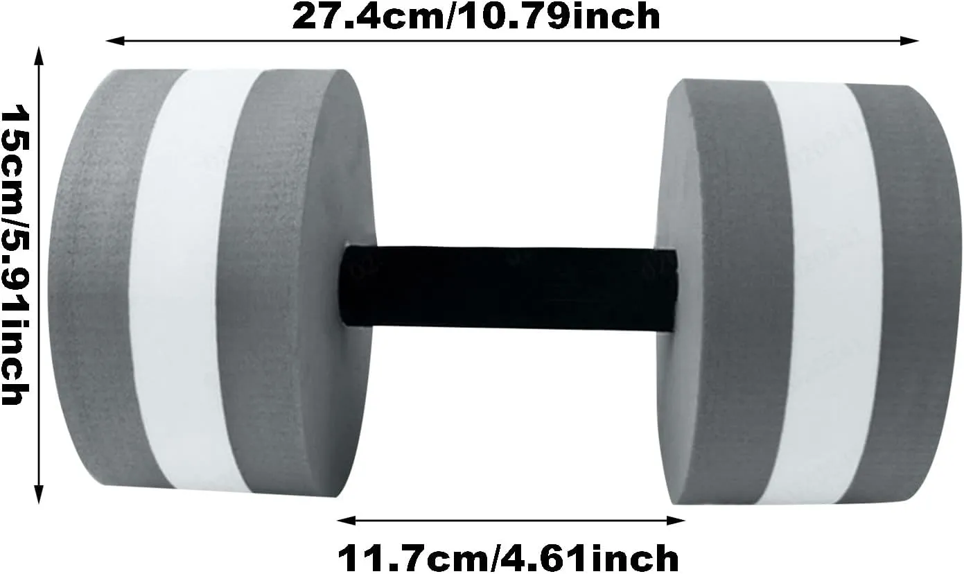 Foam Float Water Dumbbells for Aquatic Aerobics and Fitness Swimming Yoga Equipment 1PC