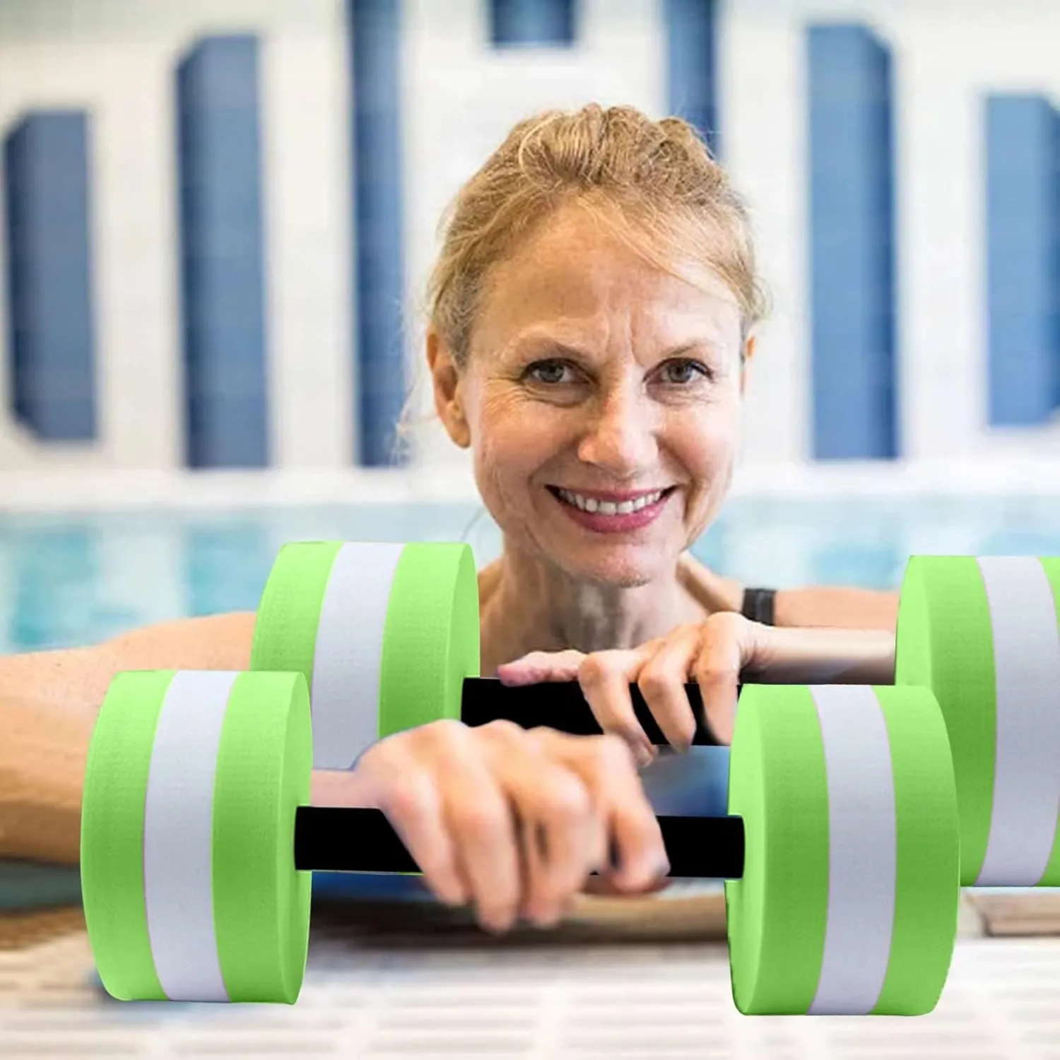 Foam Float Water Dumbbells for Aquatic Aerobics and Fitness Swimming Yoga Equipment 1PC