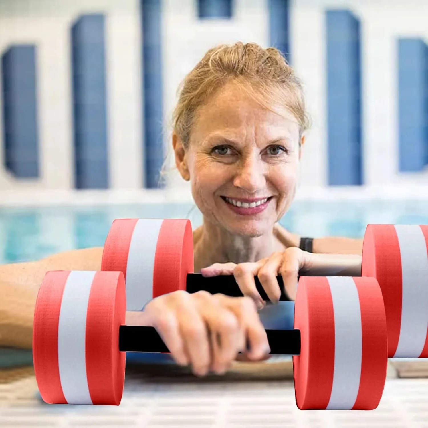 Foam Float Water Dumbbells for Aquatic Aerobics and Fitness Swimming Yoga Equipment 1PC