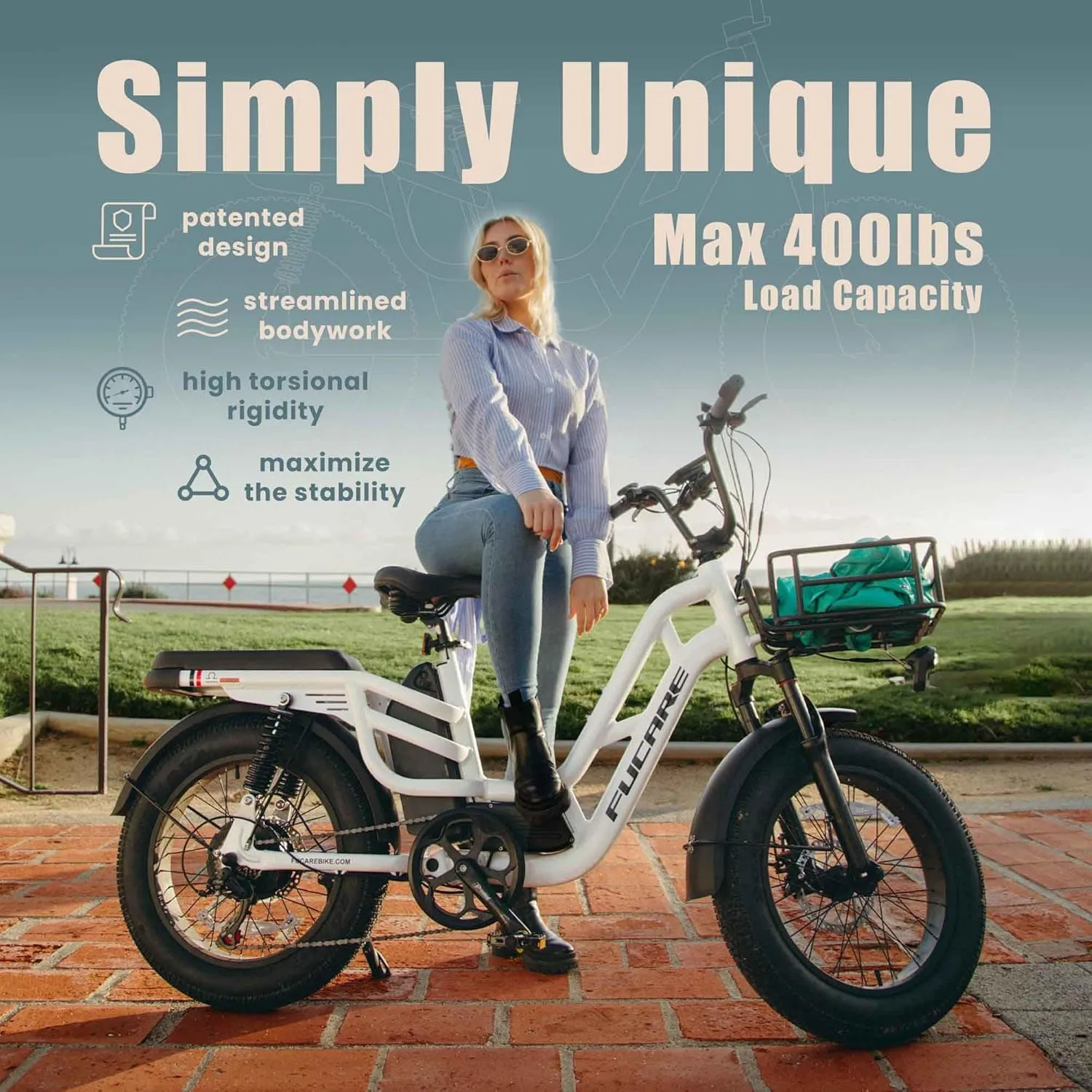Fucare Libra 1200W Electric Bike for Adults 32MPH 48V 20Ah LG Battery EBike 80 Miles Range, Full Suspension 20"4.0" Fat Tire Adult Electric Bicycles, 400 lb Capacity, Hydraulic Brakes, UL Certified