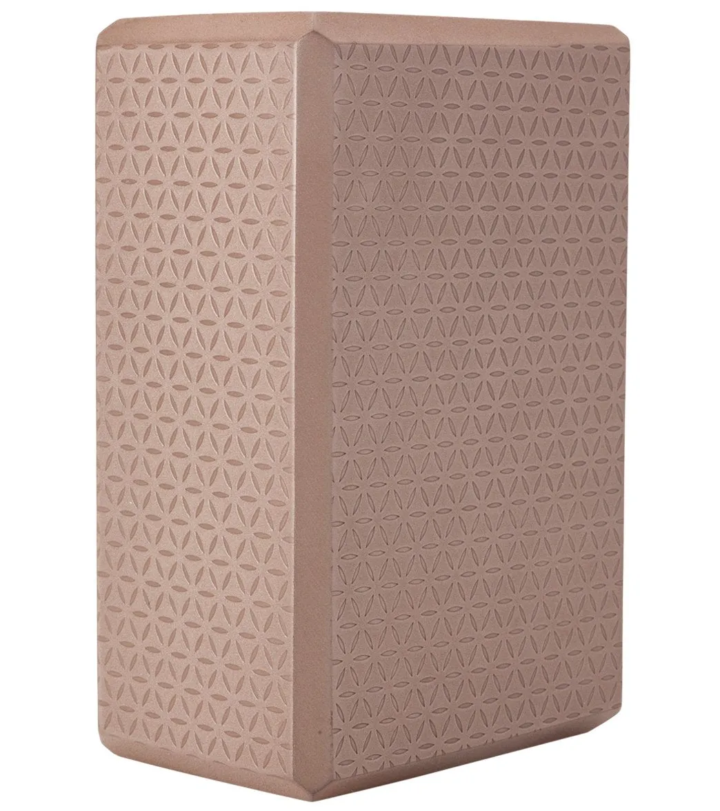 Gaiam Embossed Foam Yoga Block