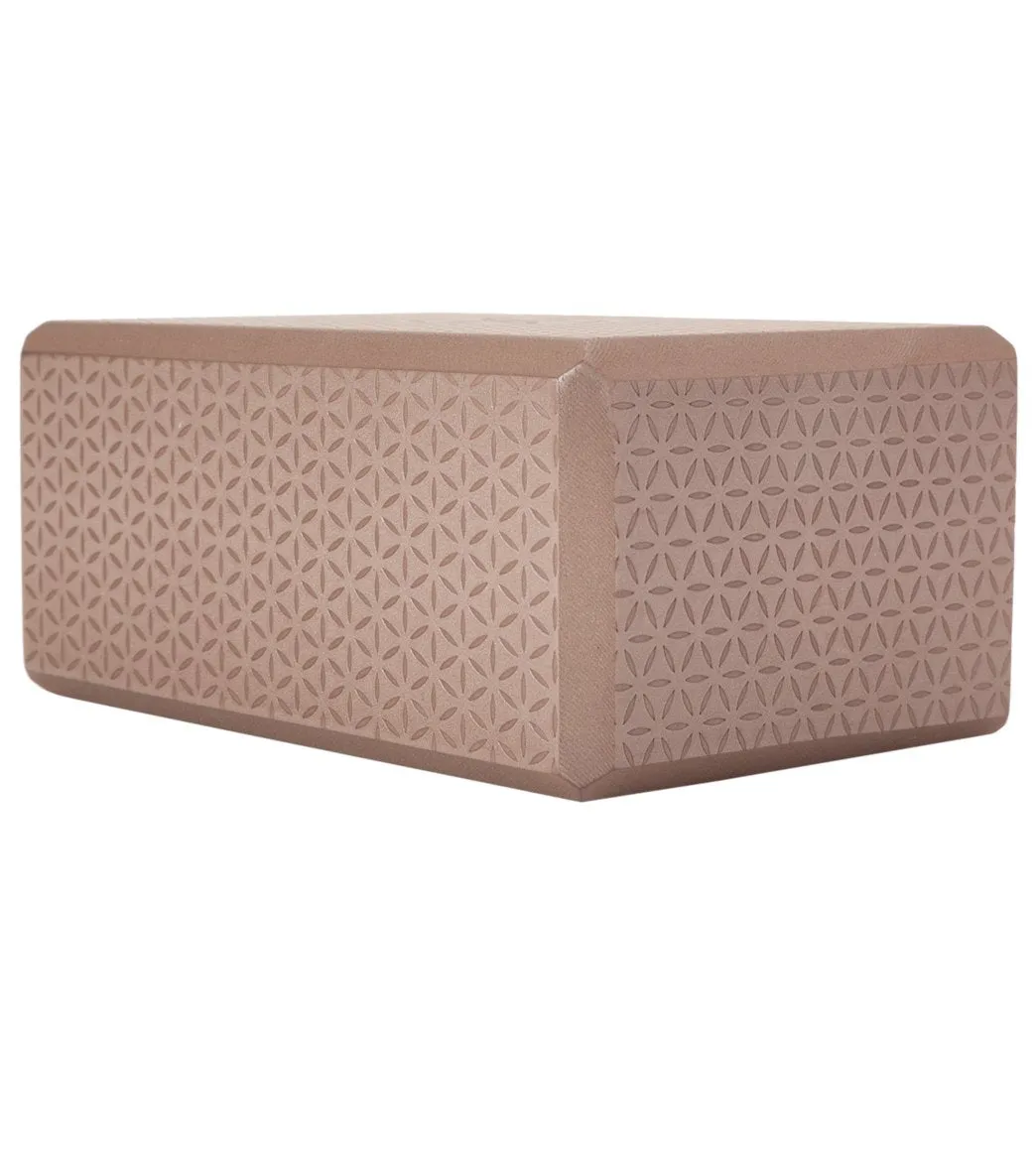 Gaiam Embossed Foam Yoga Block