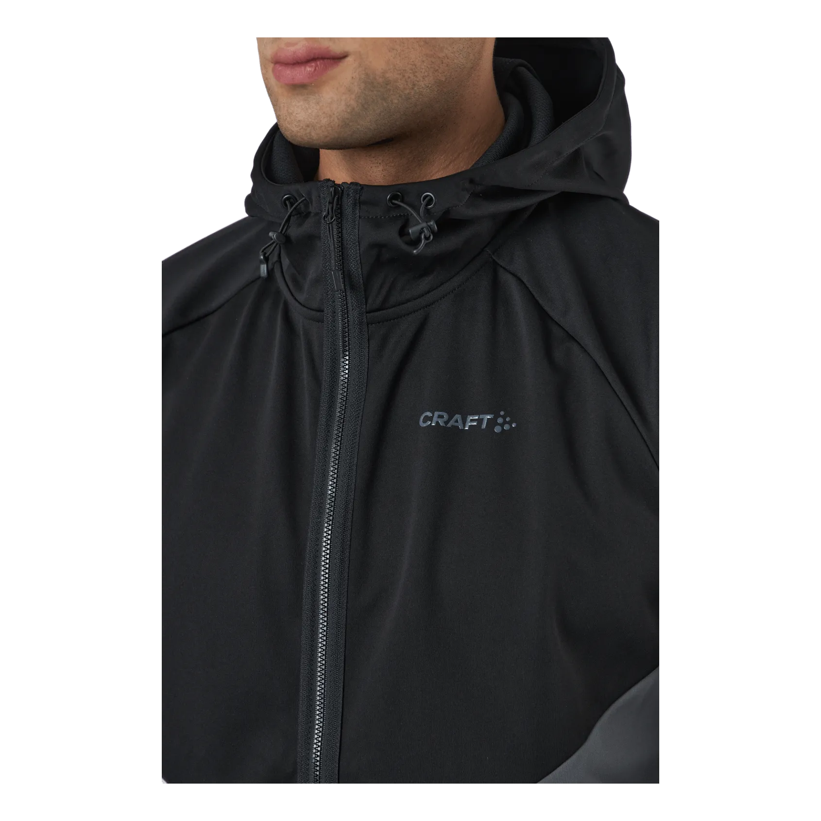 Glide Hood Jkt M Black-granite