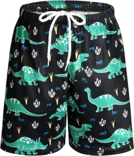 GOODKIDS Boys Swim Trunks Toddler Swim Board Shorts Quick Dry Beach Swimwear Trunks Shorts Bathing Bottom for Boy 2-8 Years