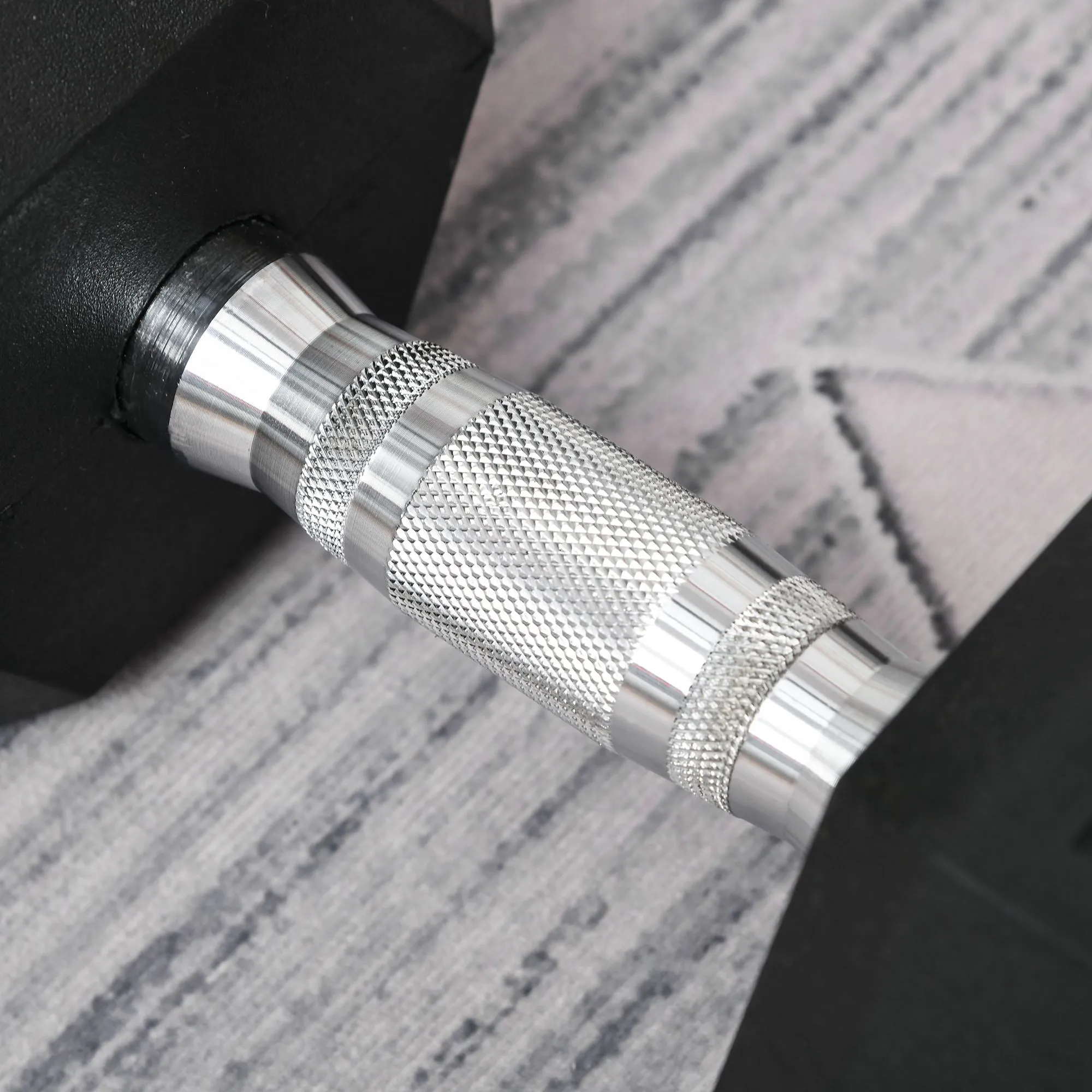Homcom 20KG Single Rubber Hex Dumbbell Portable Hand Weights Dumbbell Home Gym