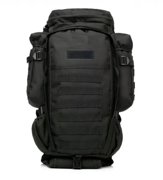 Hot-selling! Prepper 60L  Outdoor Waterproof Military Tactical Backpack with Rifle Pouch Hunting Shooting Camping Trekking Hiking Traveling