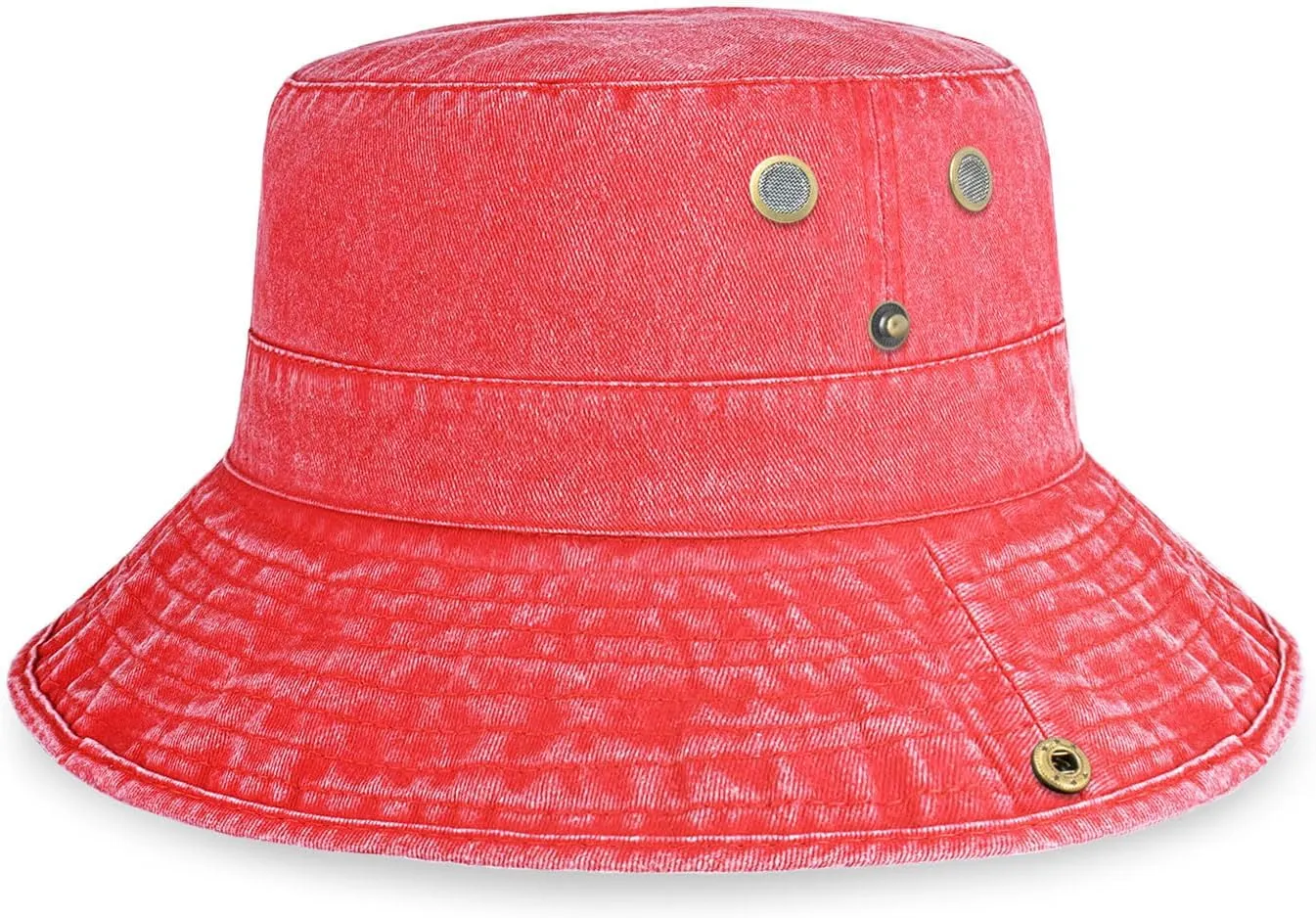 Hot Summer Bucket Hat - Trendy Cotton Sun Hat for Beach, Golf, Fishing - Fun Outdoor Vacation Boonie for Men and Women