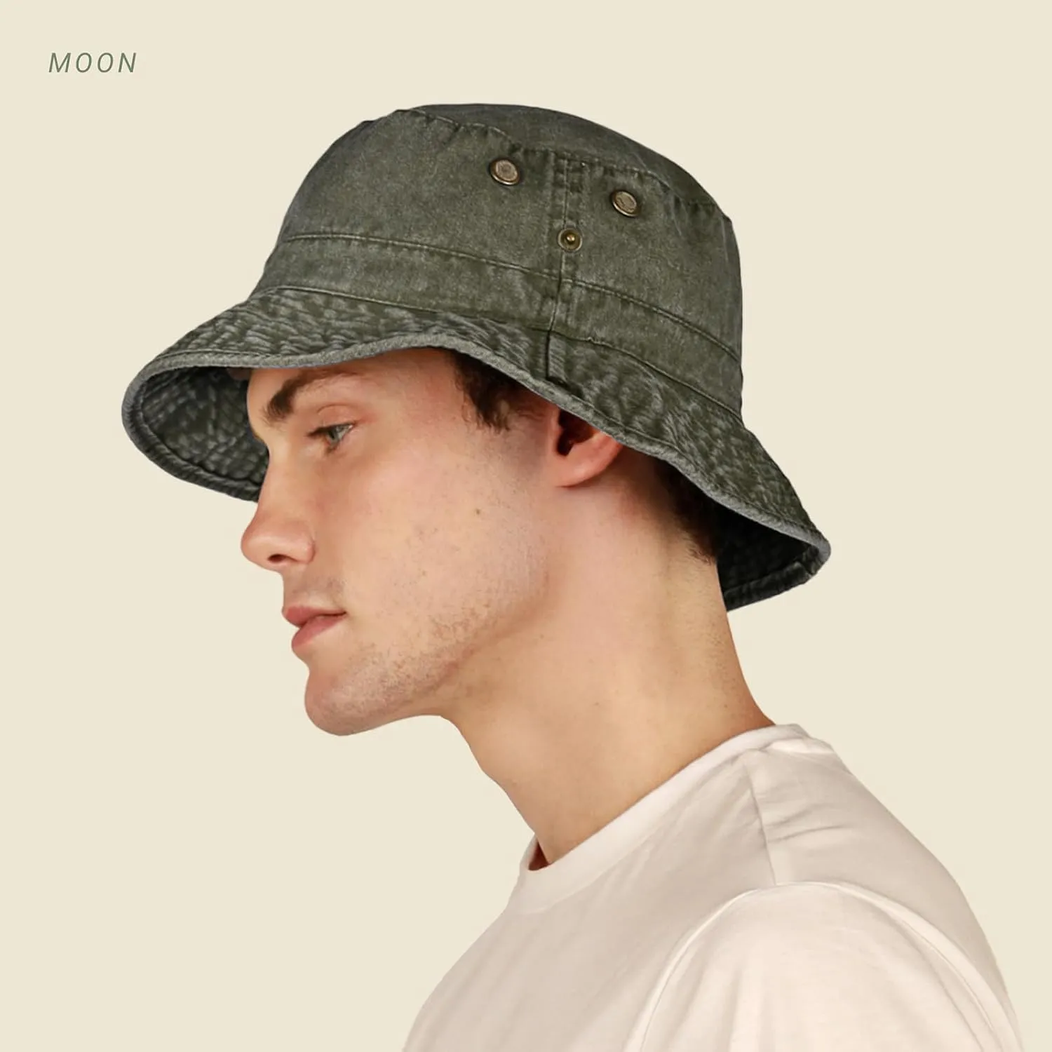 Hot Summer Bucket Hat - Trendy Cotton Sun Hat for Beach, Golf, Fishing - Fun Outdoor Vacation Boonie for Men and Women