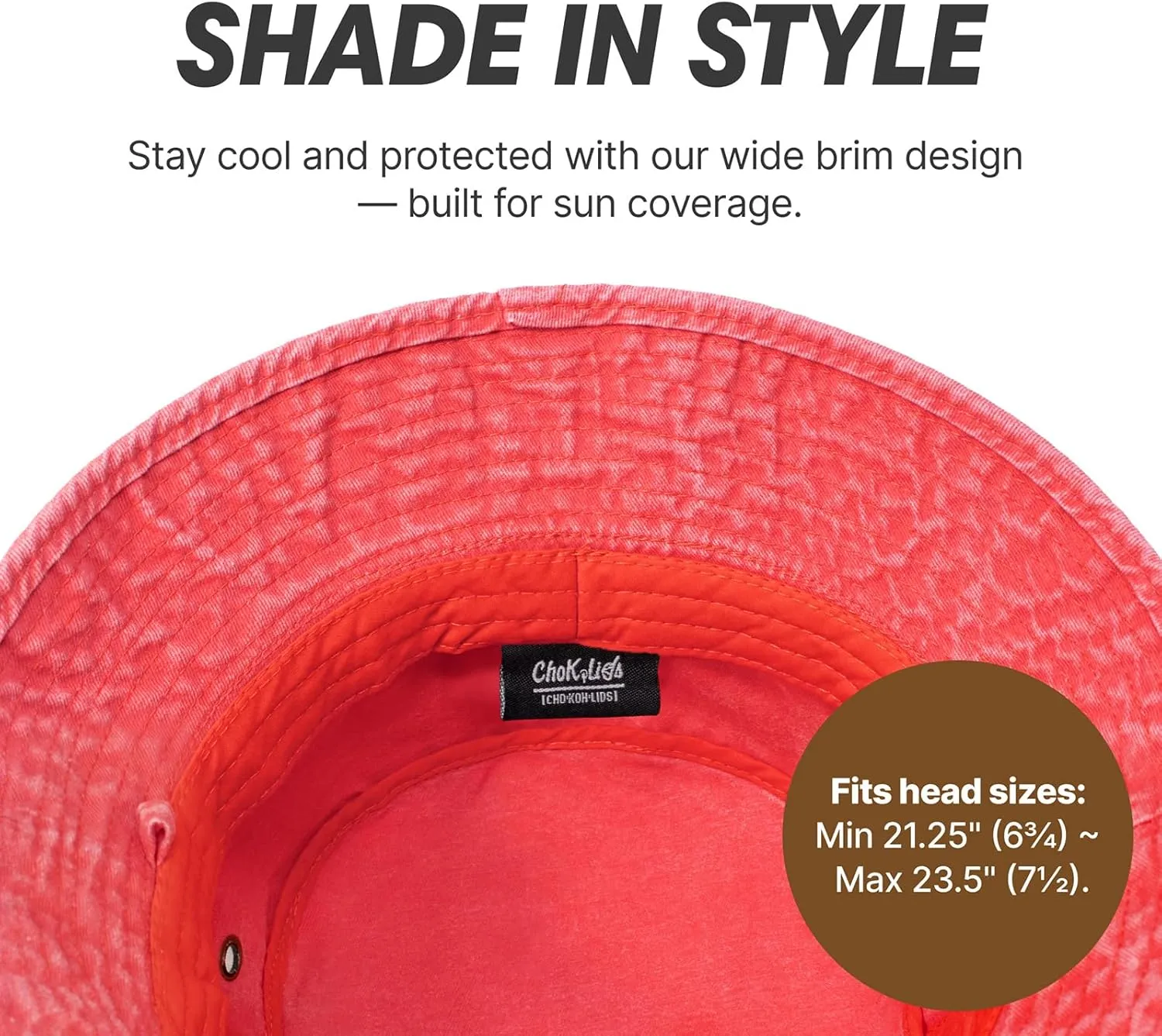 Hot Summer Bucket Hat - Trendy Cotton Sun Hat for Beach, Golf, Fishing - Fun Outdoor Vacation Boonie for Men and Women