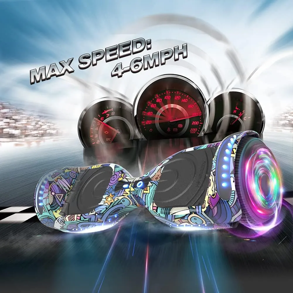 Hoverboard Certified HS2.01 Bluetooth Flash Wheel with LED Light Self Balancing Wheel Electric Scooter