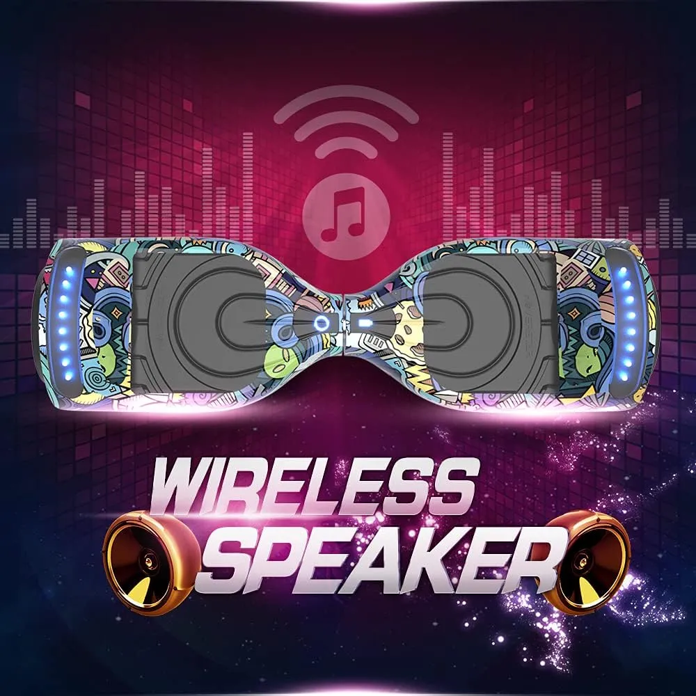 Hoverboard Certified HS2.01 Bluetooth Flash Wheel with LED Light Self Balancing Wheel Electric Scooter