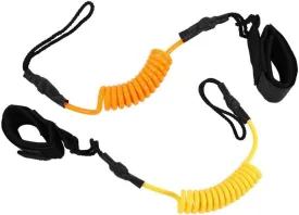 Inflatable Paddle Boards Surfing Leash Rope Boat Safety Paddle Stand Up Paddle Surfing Leash Safety Hand Rope for Surfboard Surfing Accessories Vacation Must Haves (Color : Yellow S)
