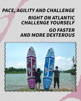 Inflatable Stand Up Paddle Board 11'x34 x6, Stable and Fastfor Beginners