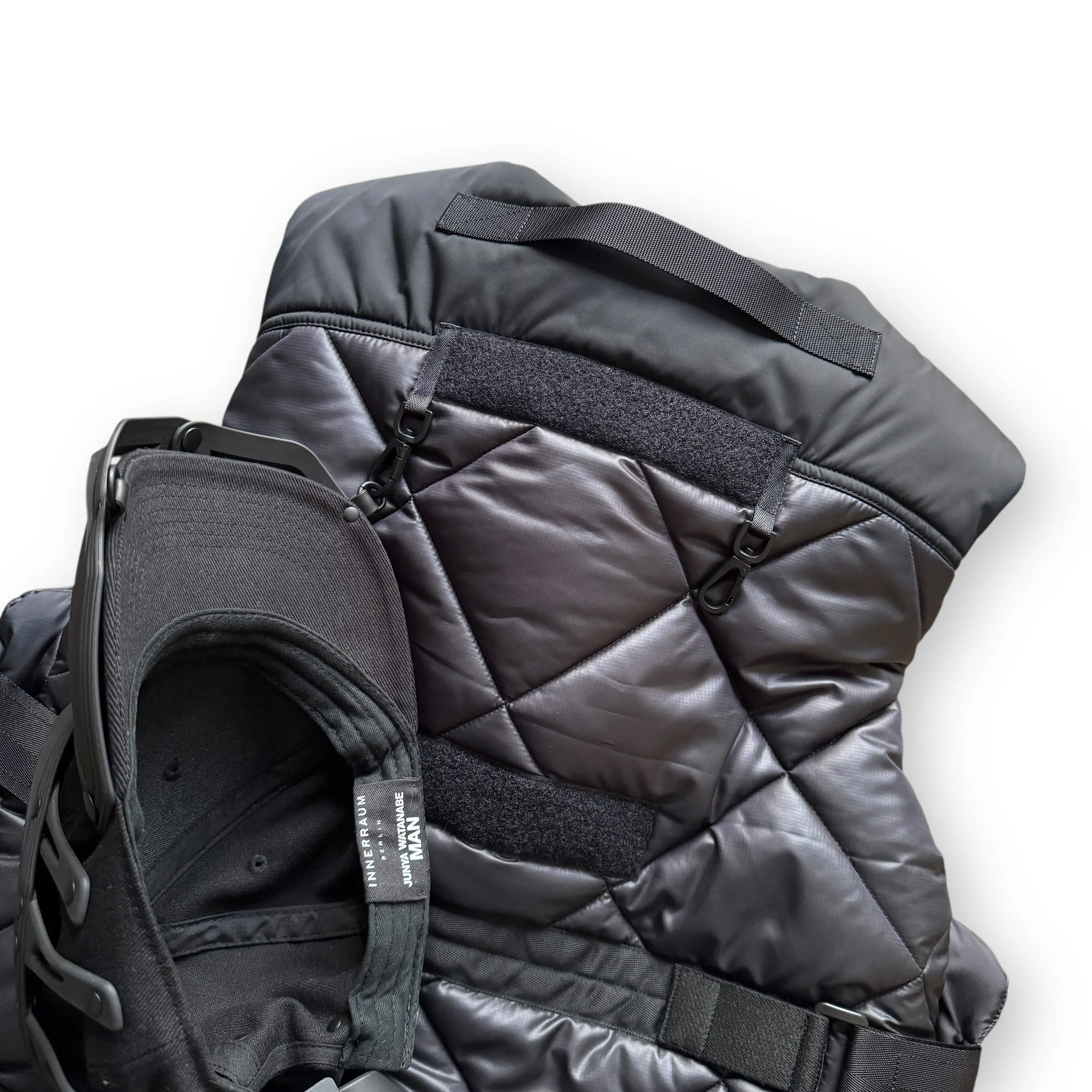 Junya Watanabe MAN x Innerraum Quilted Tactical Gilet   Armoured Cap