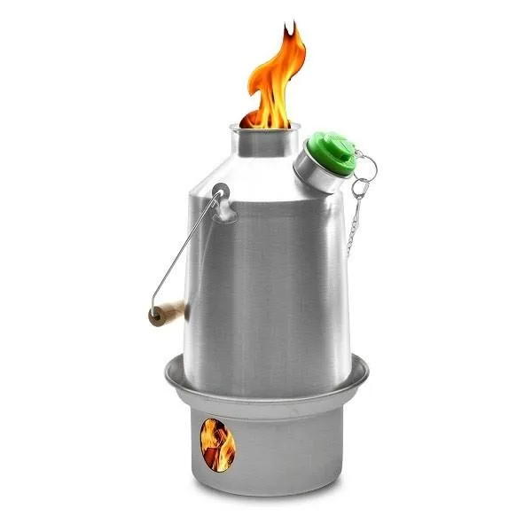 Kelly Kettle 'Scout' 1.2 ltr (Stainless Steel)   Whistle Storm Kettle