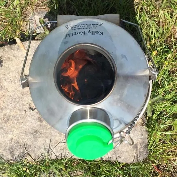 Kelly Kettle 'Scout' 1.2 ltr (Stainless Steel)   Whistle Storm Kettle