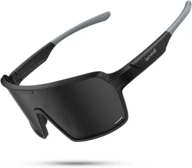 Lamicall XL Size Polarized Sports Sunglasses for Men Women, Large UV400 Protection Sun Glasses, Running Cycling Baseball