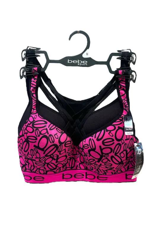 Logo Caged Sports Bras