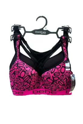 Logo Caged Sports Bras