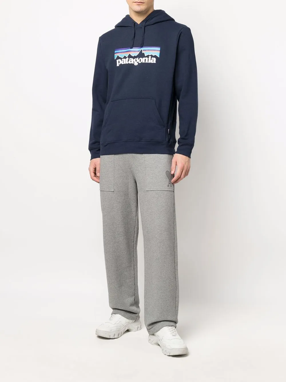 logo-print hoodie