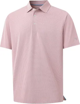 M MAELREG Mens Polo Shirts Short Sleeve Quick Dry Moisture Wicking Athletic Performance Jacquard Collared Golf Shirt for Men
