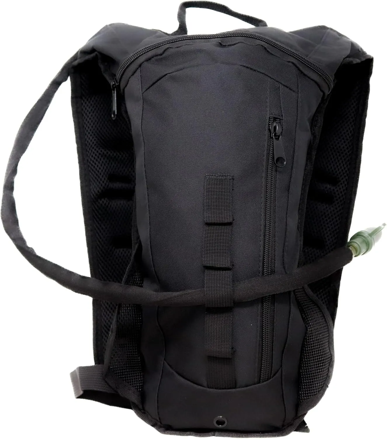 M MCGUIRE GEAR Hydration Backpack, Multi-Pocket Hiking Backpack with Hydration Bladder, Water-Resistant Nylon Water Bladder for Running, Cycling, and Biking, 3L/100 oz.