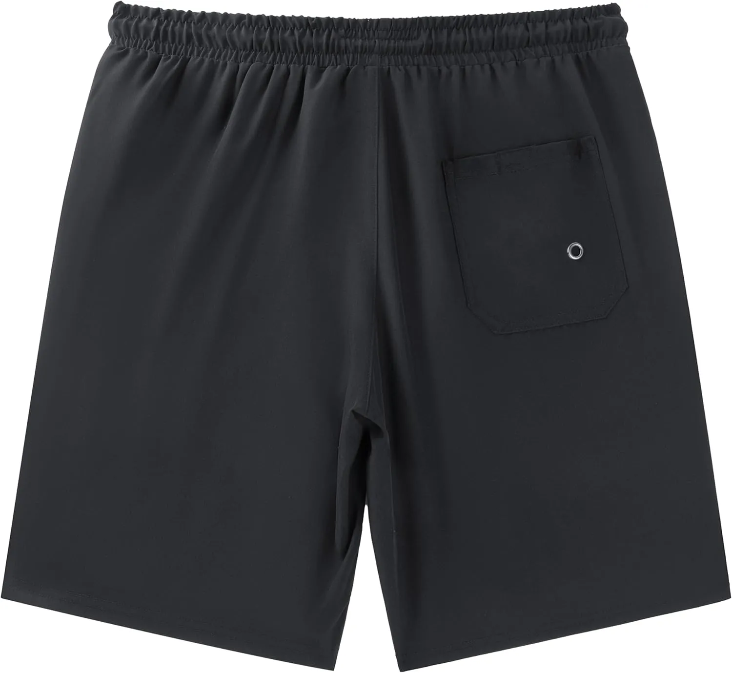 Men Swim Trunks with Compresssion Liner 7 Inch Inseam Board Shorts 2-in-1 Bathing Suit with Zipper Pockets