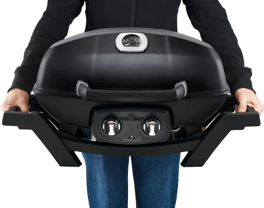 Napoleon Bbq PRO285NBK TravelQ PRO285 Portable Gas Grill , Natural Gas Propane, Black