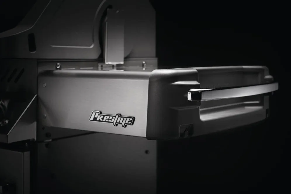 Napoleon Prestige 665 Gas Grill with Infrared Rear Burner, Infrared Side Burner and Rotisserie Kit
